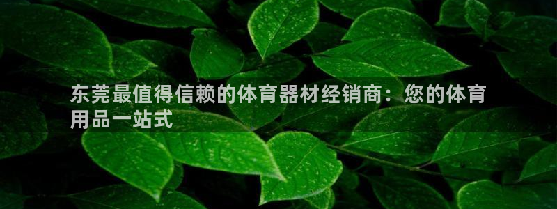 d88尊龙官方网：东莞最值得信赖的体育器材经销商：您的体育
